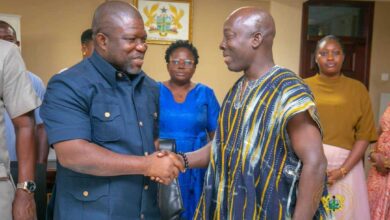 Volta Reg’l Minister meets with GUTA Volta Chapter