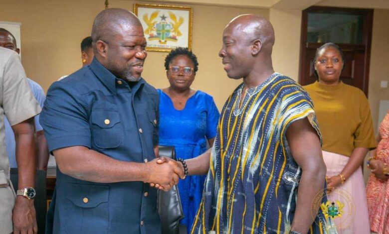 Volta Reg’l Minister meets with GUTA Volta Chapter