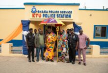 Dr. Oseadeeyo Nana Kumi Kodie donates ultra-modern Police station to Koforidua