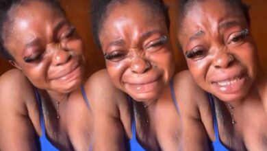 Beautiful Lady Cries Like A Kid Over Broken Heart