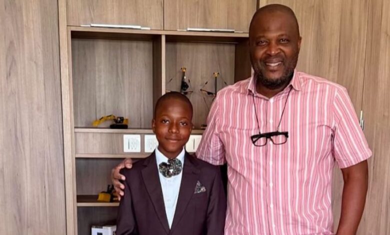 Ibrahim Mahama Meets 13-Year-Old KNUST Student As He Promises To Support Him