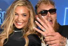 Jake Paul and Jutta Leerdam shine at premiere – but all eyes are on that ring
