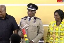 President Mahama swears in COP Christian Tetteh Yohuno as new IGP