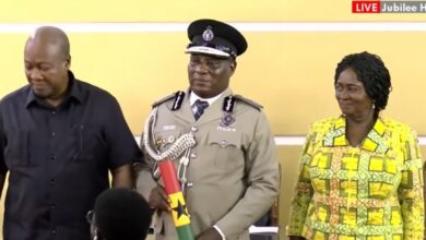 President Mahama swears in COP Christian Tetteh Yohuno as new IGP