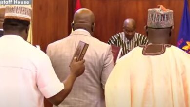 Mahama Swears in 13 Deputy Ministers, stresses modesty and accountability