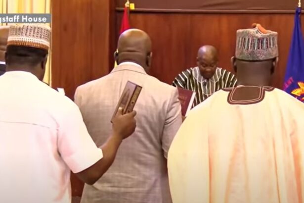 Mahama Swears in 13 Deputy Ministers, stresses modesty and accountability