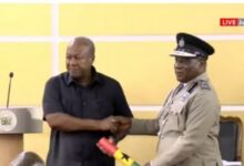 You have our full support – Mahama assures police after swearing in new IGP