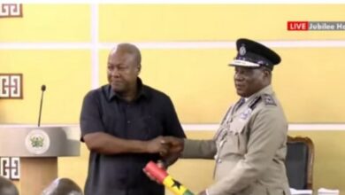 You have our full support – Mahama assures police after swearing in new IGP