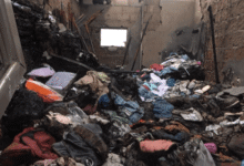 Woman collapses after seeing her shop in flames during Lapaz Market fire