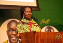 Mahama gives health update on Vice President Jane Naana at sanitary pad launch