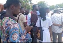 Newly posted teachers protest over eight months’ unpaid salaries