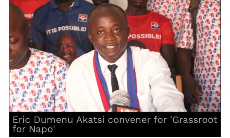Is Eric Dumemu Akatsi an NDC or NPP Member?