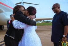 Vice President Naana Jane Opoku-Agyemang back to work after brief illness