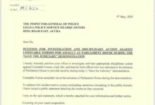 Why Afenyo-Markin has petitioned the IGP