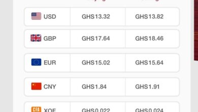 Ghana cedi gains ground against major currencies, trades at GH₵13.82 per dollar