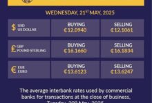 Cedi at 12.10 to dollar, 16.18 to pound sterling