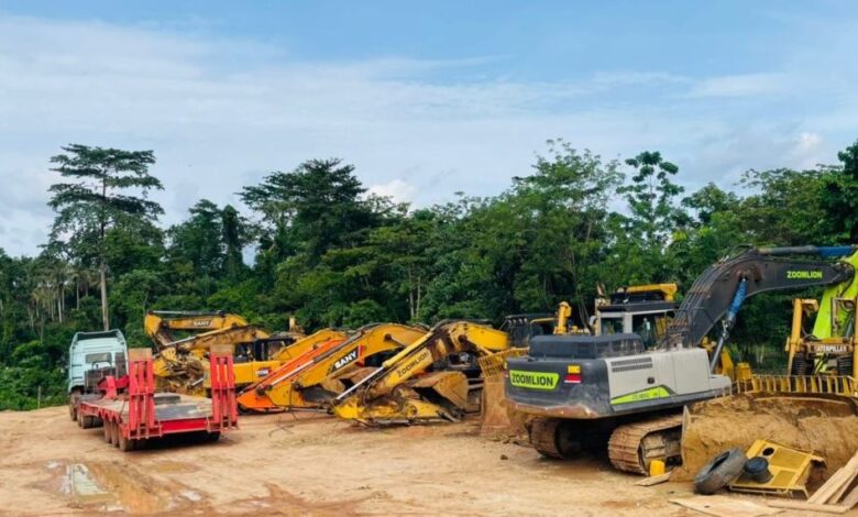 99 excavators, firearms seized in nationwide anti-galamsey raid