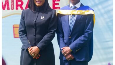 2Baba’s son, Nino Idibia, graduates from the same Bible Institute as his mom