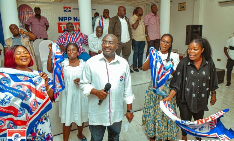 Bawumia hails efforts by NPP members to get the party to where it belongs