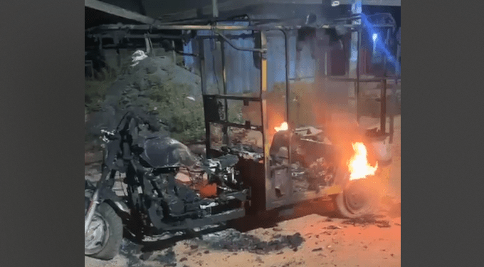Pragyia rider found dead, vehicle set ablaze in Somanya