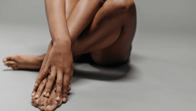 Skin Care Before and After Hard Wax Treatment in a Professional Salon