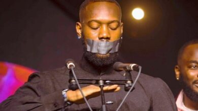 The tape symbolized suffering in silence