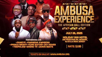 Fameye, Kwabena Kwabena, others headline AMBUSA Experience 2025 – “The African Ball Edition”  New Jersey on July 26