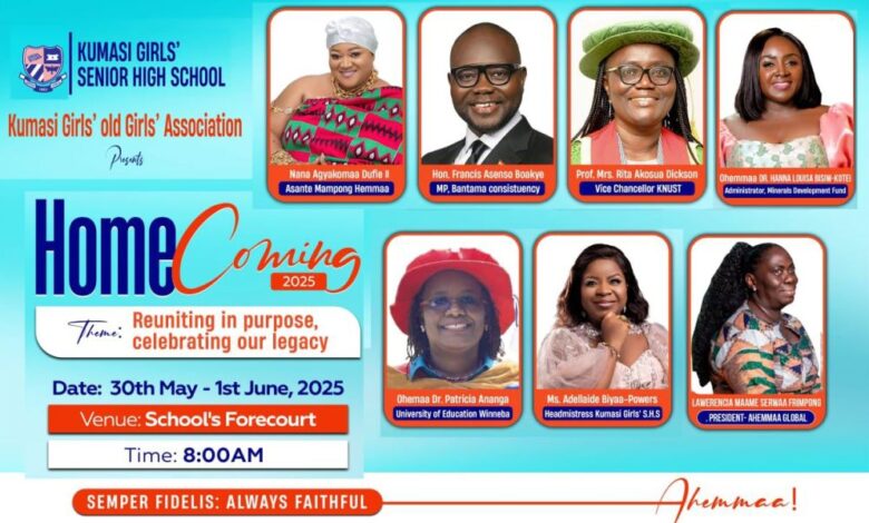 Former students of Kumasi Girls SHS to reunite for 3-day AHEMMAA homecoming