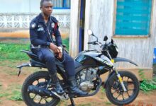 Police officer dies in motor accident while visiting pregnant wife