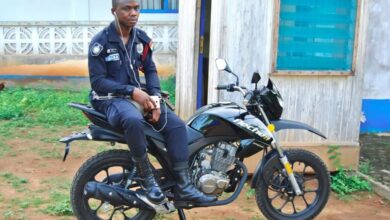 Police officer dies in motor accident while visiting pregnant wife