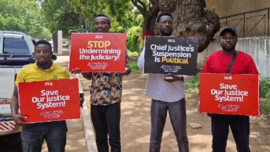 Restore justice now; protesters rally against CJ’s suspension