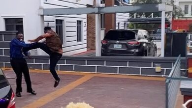 Actor ends up in hospital after sustaining unscripted kungfu kick from Zubby Michael