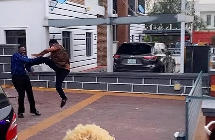 Actor ends up in hospital after sustaining unscripted kungfu kick from Zubby Michael