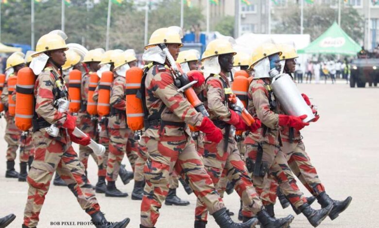 File Image of Fire Personnel Undergoing Training