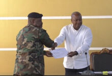 Ghana Armed Forces donate one-month salary to Mahama Cares fund