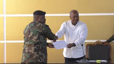Ghana Armed Forces donate one-month salary to Mahama Cares fund