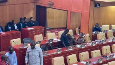 Minority returns to Parliament after dramatic protest over Wontumi bail