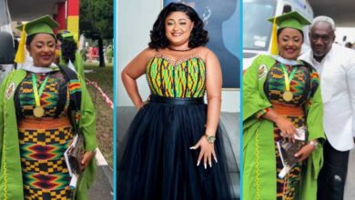 Matilda Asare graduates from KNUST with Apostle John Prah by her side