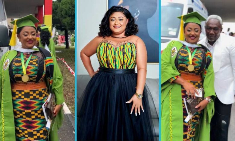 Matilda Asare graduates from KNUST with Apostle John Prah by her side