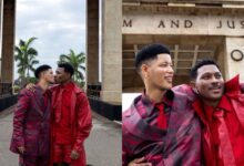 Ghanaians divided as gay couple share kissing photos at Independence Arch