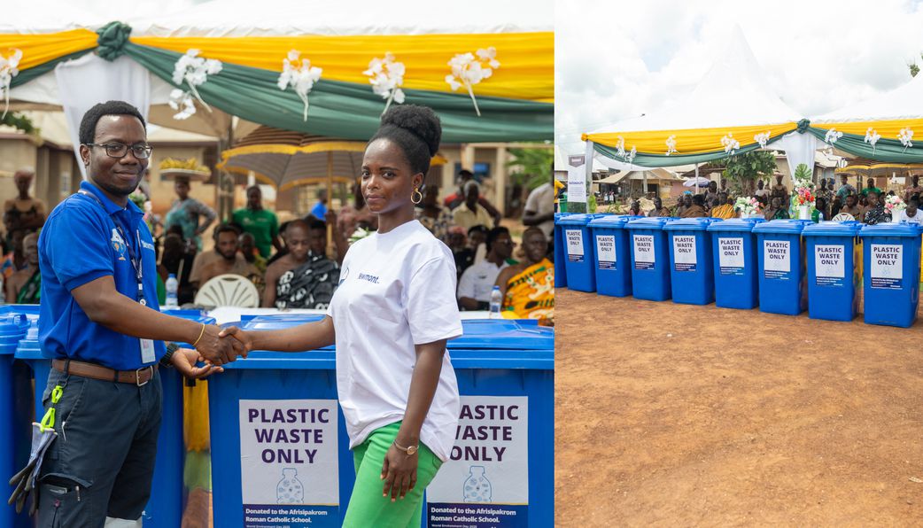 From plastics to purpose: How Newmont is inspiring Tano North to #BeatPlasticPollution