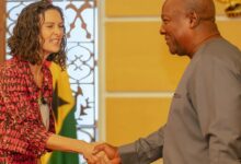 Mahama pushes for stronger Ghana-UK security ties during farewell meeting with British High Commissioner
