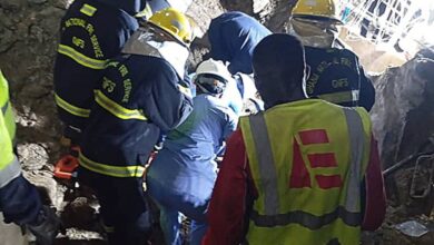 GNFS leads 7-hour rescue operation after building collapse near Airport Terminal 3