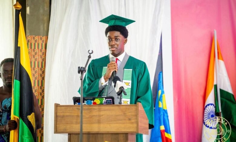 Where we've been and where we're going – Asantehene’s son, Oheneba Kwame Kyeretwie, delivers emotional graduation speech