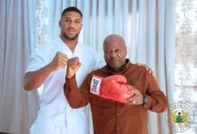 That’s why we set up Bukom Arena – Mahama tells Anthony Joshua during sports sector meeting