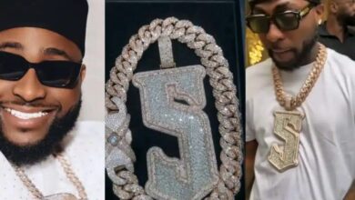 Davido unveils $750K diamond '5ive' pendant ahead of tour