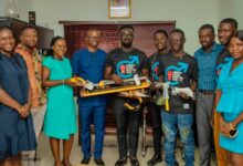 NEIP CEO, Eric Adjei Provides Support To June 3 Fire Victim Solomon Akugru