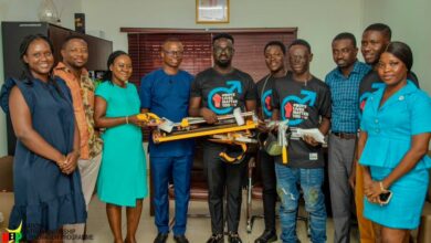 NEIP CEO, Eric Adjei Provides Support To June 3 Fire Victim Solomon Akugru