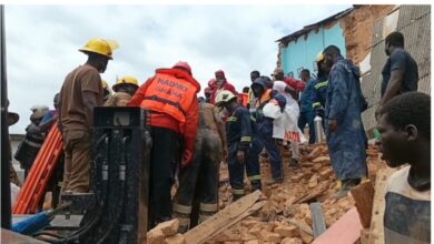 Heavy rains trigger building collapse in Cape Coast; elderly woman killed