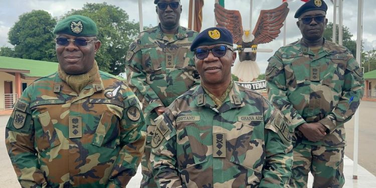 Major General Gbetanu tours Northern Region, vows to crush internal and external threats